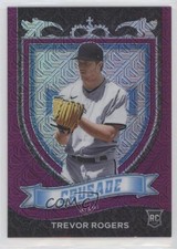 2021 Panini Chronicles Crusade Purple Mojo Prizm 65/99 Trevor Rogers #9 2qw