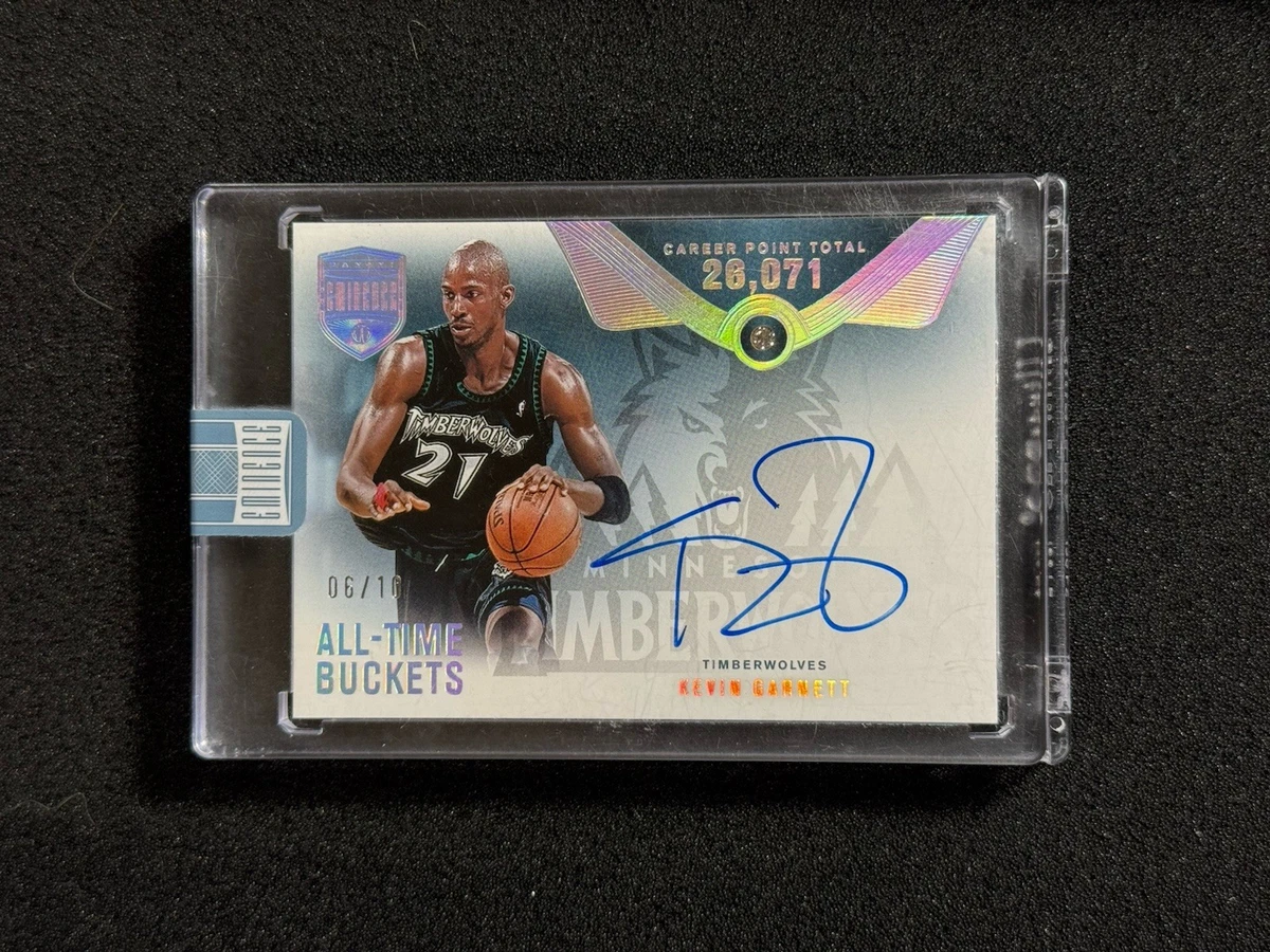 Kevin Garnett Basketball Original Autographed Sports Trading Cards
