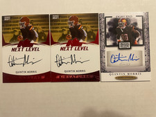 3-Card Lot- 2021 SAGE HIT Quintin Morris RC NL (2) & Black Autographs Jaguars SP