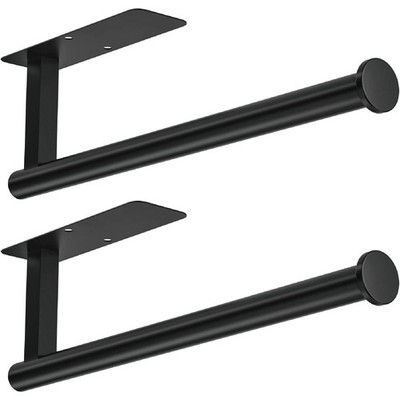 Paper Towel Holder Under Cabinet No Drilling, Self Adhesive Paper Towel Holde...
