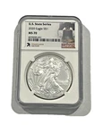 2020 Eagle S$1 MS70 US State Series Pennsylvania (State #10)
