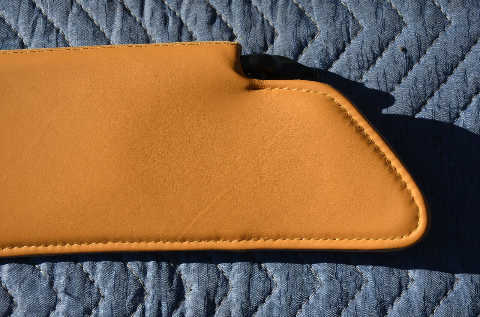 Ferrari 360 Coupe LH Left Driver Sun Visor Sun Screen, Beige, Used, P/N 658728