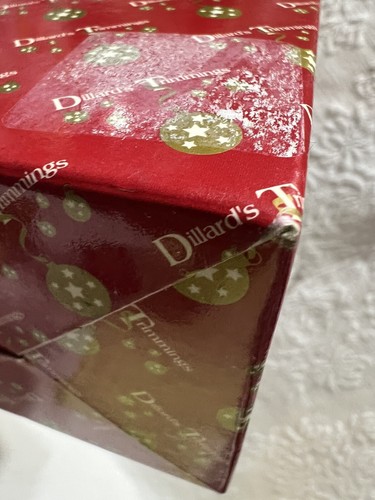 Dillards Borten-Gold bemalt Harz/Paste Krippe Weihnachtsschmuck Set Neu im Karton - Bild 13 von 14