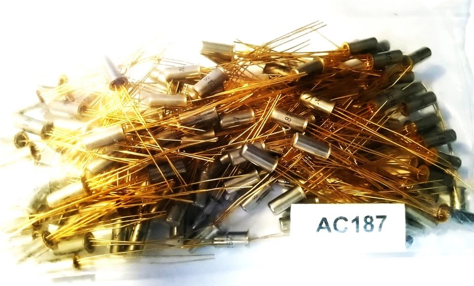 AC187 Germaniumtransistor NOS vergoldete Anschlussdrähte