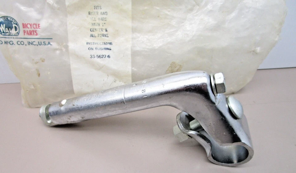 Wald 4  A140-81 No.49 Stem Assy for Riser and All Bars with 1" Center All Forks - Image 3 of 4