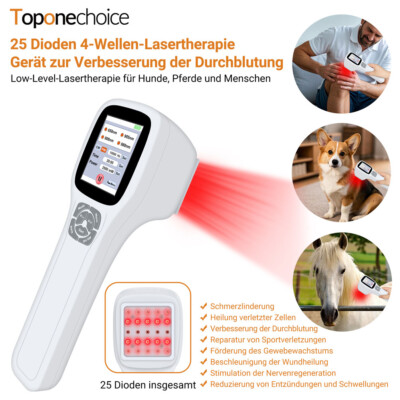 2500mW Kalt Laser Therapie Gerät Rotlicht Infrarot LLLT Soft Pain Relief Lazer