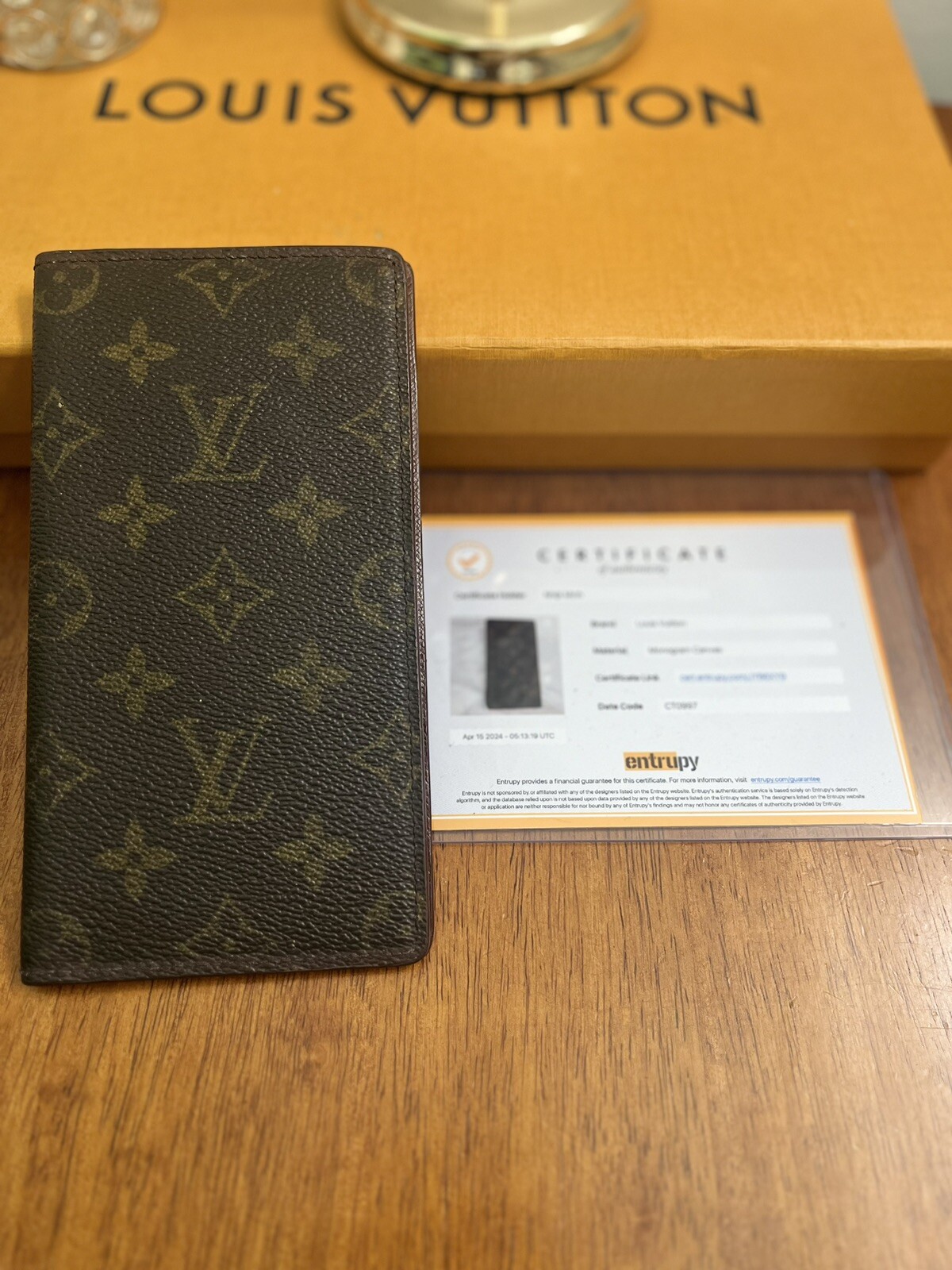 Authentic Vintage Monogram Thin Wallet - image 2
