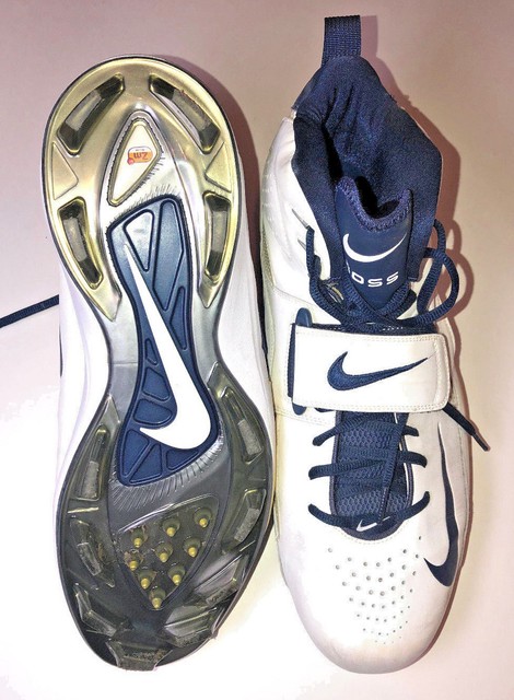 Nike Air Boss Pro Shark Cleats Football 311678 141 Mens Adult Shoes WHT  Navy 14 for sale online | eBay