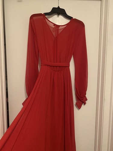 Long Sweep Maxi Dress