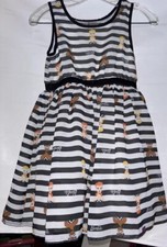 BARBIE the MOVIE Adorable Kids Tule Lined Barbie Print Dress Medium