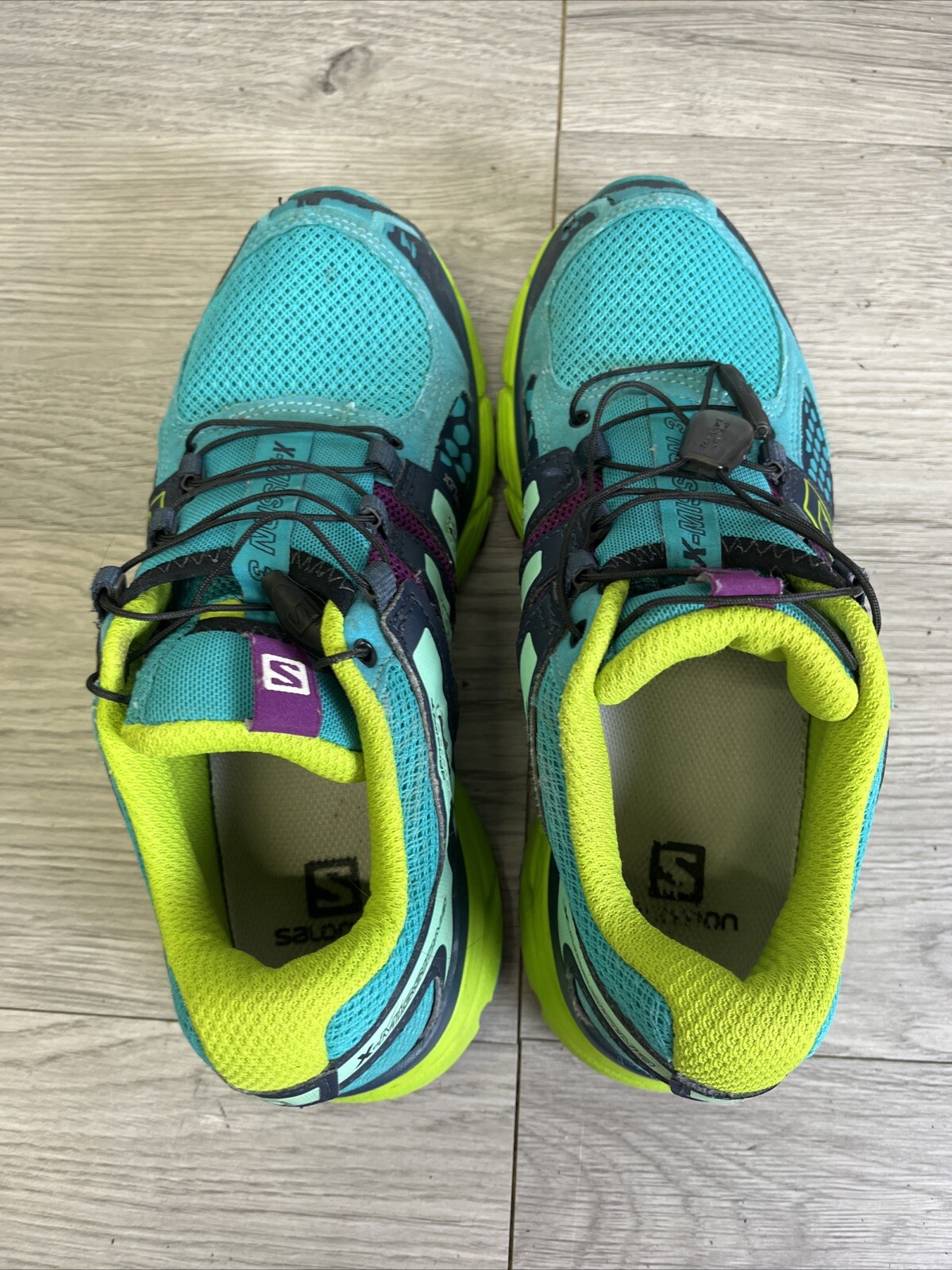 Scarpe da trail running Salomon X Mission 3 donna taglia 6 5 blu verde