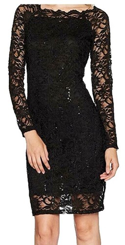 Tiana B. Lace Dress Women XXL Black | eBay