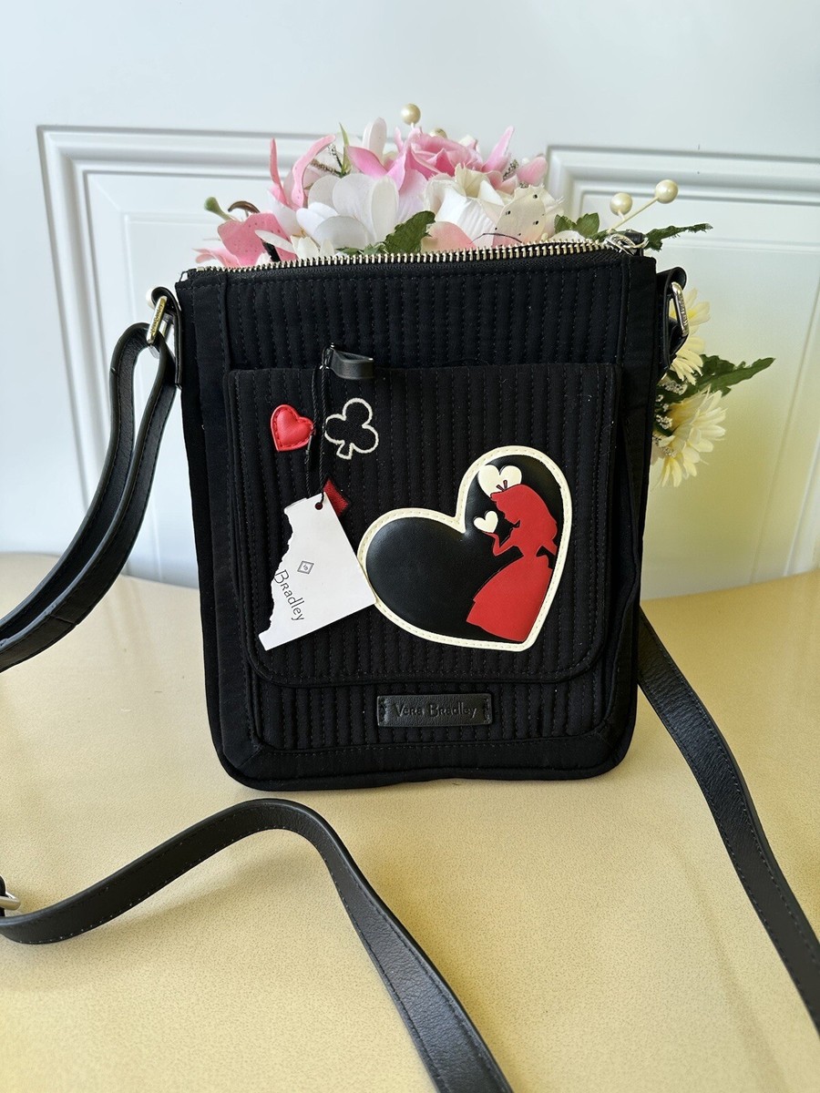 Disney Vera Bradley Painting the Roses Red Alice in Wonderland Crossbody  Purse