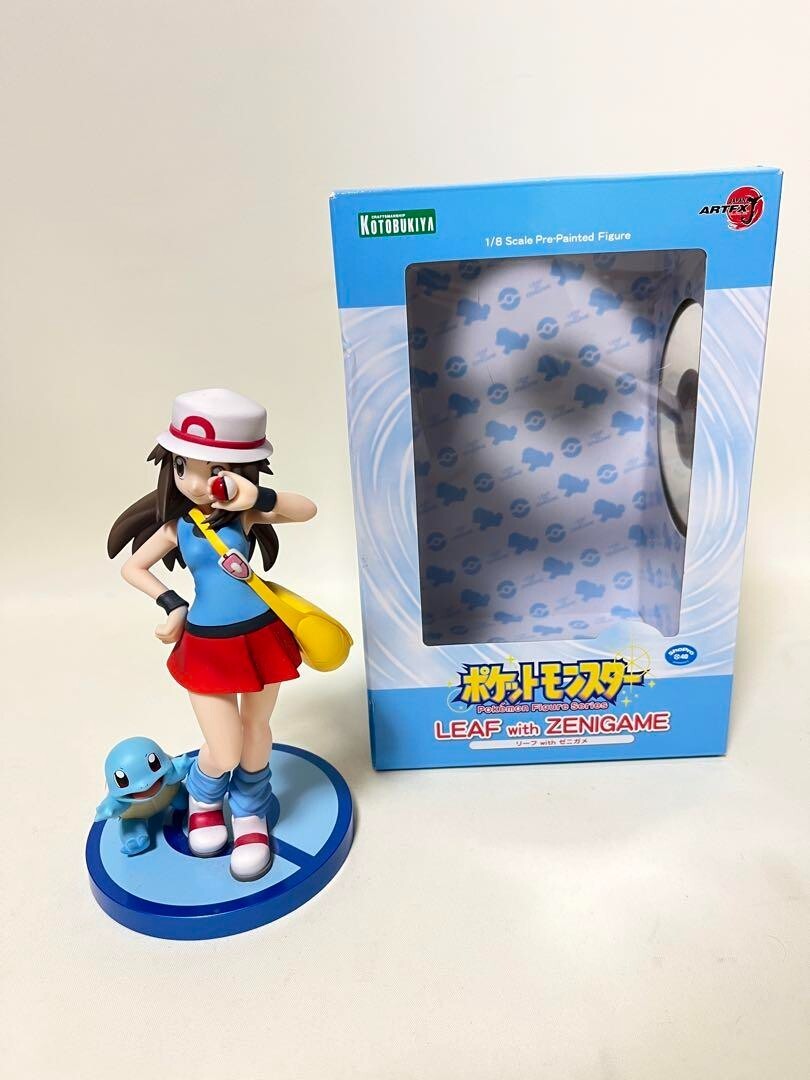 リーフ with ゼニガメ ポケモン フィギュア コトブキヤ ARTFX J リーフ