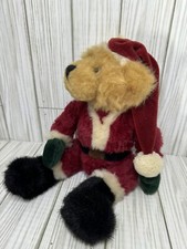 RUSS Bears from the Past KRIS SANTA TEDDY BEAR 10" Plush STUFFED ANIMAL Toy D