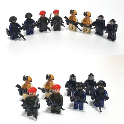 OXFORD 2022 Cobra Combatant Figure 8P Set CJ36512 Military Block Brick Soldier - Picture 2 of 8