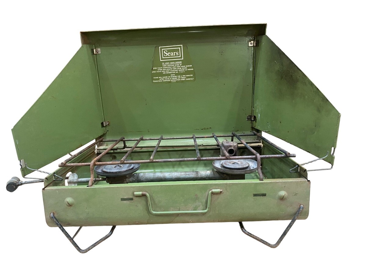 SEARS ROEBUCK Model 476.72245 シアーズ ストーブ SEARS ROEBUCK Model 476 シアーズ ツーバーナー ストーブ