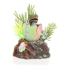 Aquarium Fish Tank Decoration Baby Dinosaur Oxygen Air Operated Wheel Ornament