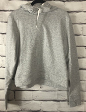 All In Motion Womens Size M Gray Long Sleeve Hoodie Thumbholes