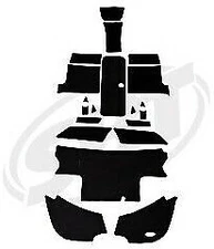 SEADOO SPEEDSTER 200 WAKE 2004-2012 JET BOAT COMPLETE KIT TRACTION MATS BLACKTIP