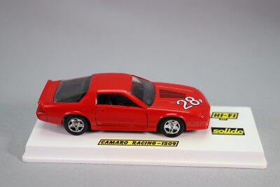 Voiture De Collection SOLIDO Chevrolet Camaro Racing 1/43 Rouge 28 - Échelle 1:43 - Modèle Hi-Fi 43