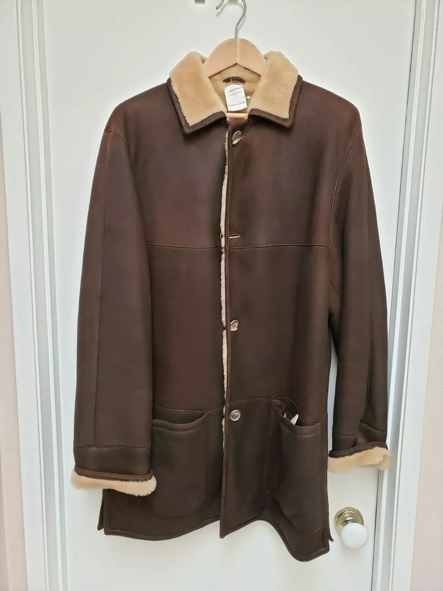 ENRICO MANDELLI SHEEPSKIN COAT SIZE LARGE US | eBay