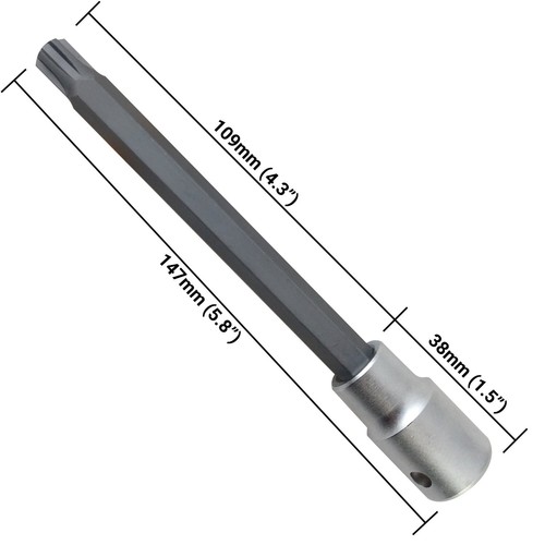 Precision 10mm Polydrive Bit for VW Audi Head Bolts - High Torque Resistance - Picture 5 of 8