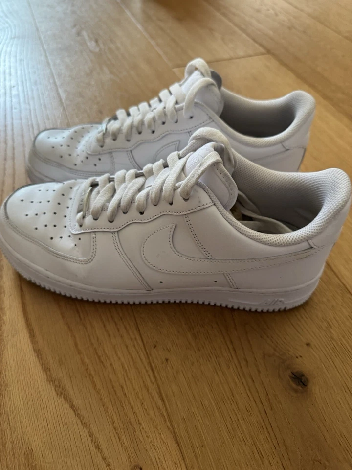 Size UK 8 - Nike Air Force 1 Low '07 White Mens, photo 1 of 5