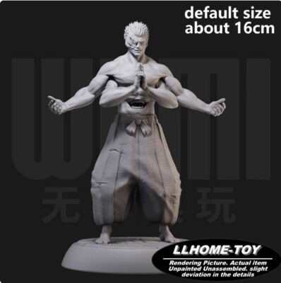 Anime ZS Ryomen Sukuna Curse King 4 Arms Resin 3D Print GK Figure DIY Model