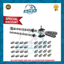 ALBERO A CAMME INGRESSO/SCARICO CITROEN C4 C5 2.0 HDI DW10+BRACCI OSCILLANTI+CATENA ALBERO A CAMME