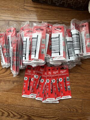 84 Bits At $2.97 Each Milwaukee SHOCKWAVE #2 And 1/4  Impact Double Ended Bit