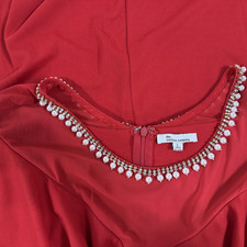 Brand New-Stylish Red Dress Size L (fits like a size 6) New without tags
