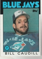 FREE SHIPPING-MINT-1986 Topps #435 Bill Caudill Blue Jays PLUS BONUS CARDS