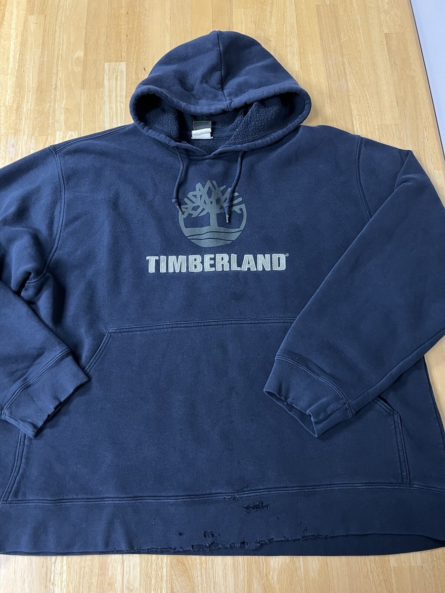 Timberland XL フリース 古着90s オーバーサイズ 刺繍ロゴ Vintage Timberland Hoodie Mens Embroidered Logo XL Hip Hop 90s Y2K