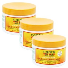 Cantu Coconut Curling Cream Shea Butter 340g -  3 PACK
