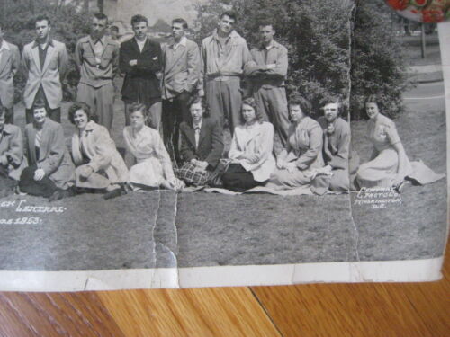 Vintage 1953 Pine Bush High School New York FOTO Crawford orange Ulster SIGNIERT hs - Bild 3 von 5