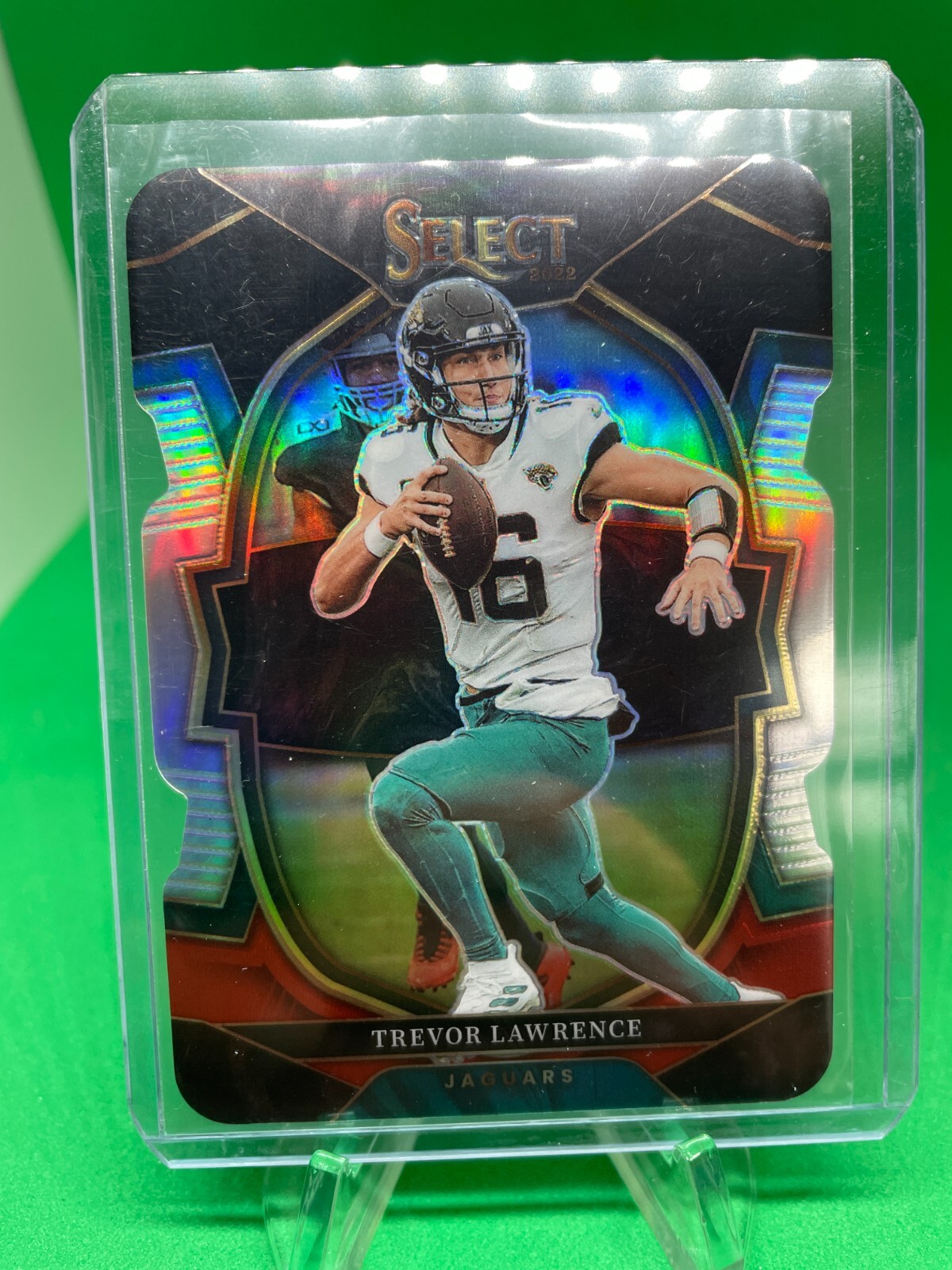 2022 Select Trevor Lawrence Black Red Prizm Die Cut #41 Jacksonville Jaguars