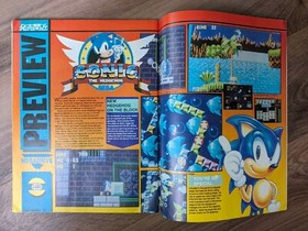 Mean Machines #8 Magazine - Sega UK - 1 of the 1st Sonic the Hedgehog Previews!