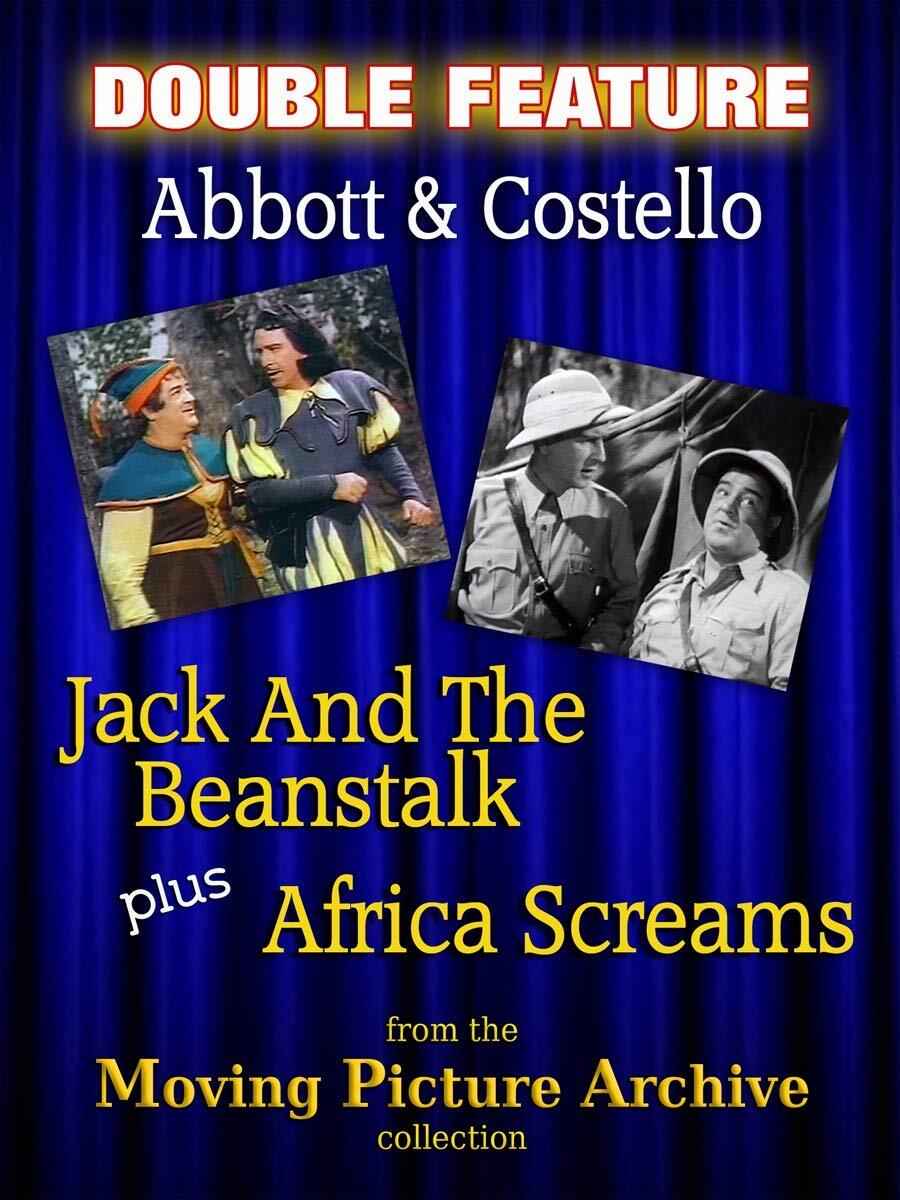 Abbott & Costello Double Feature - Jack and The Beanstalk & Africa Screams (DVD)