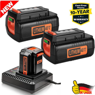 Für Black + Decker Akku 36 V 40V MAX 4,0Ah BL20362-XJ Li-Ion LBXR36 LBX2040 NEU