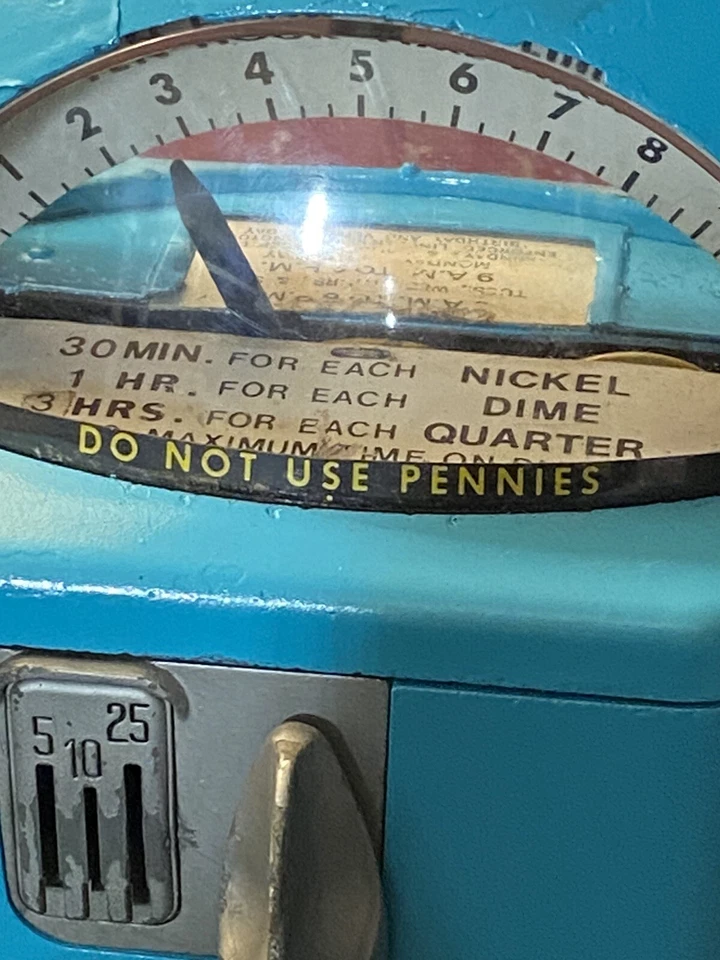 De colección Duncan 60 Parquímetro Y Llave Y Taza Moneda Bloqueo, Funciona Foto 4 de 4