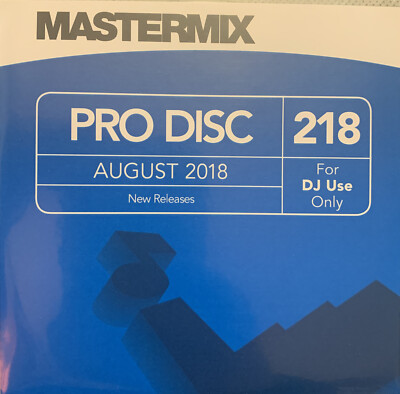 Mastermix Pro Disc 218 - August 2018 - CD For DJ Use Only