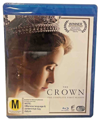 The Crown Complete Season 1 Blu-ray 2016 Region A B C Brand New Sealed