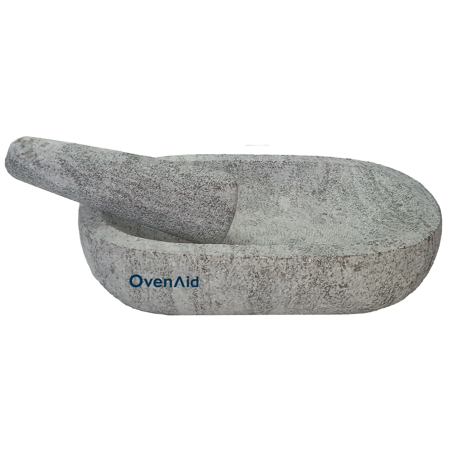 OvenAid Kalvam Stone Mortar and Pestle Set – Large 12"x7" Grey Spice Grinder
Opens in a new window o