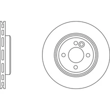 Apec Blue Brake Disc - Front SDK6007 Fits Mini - OE Specification and Quality