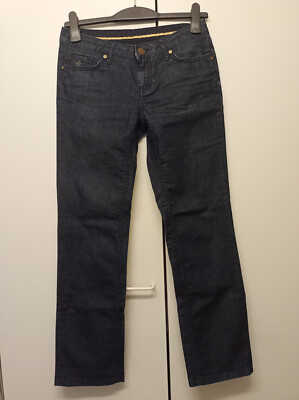 Seven 7 for all mankind Madonna Jeans Gr. 36 Straight Mid Waist Dunkelblau