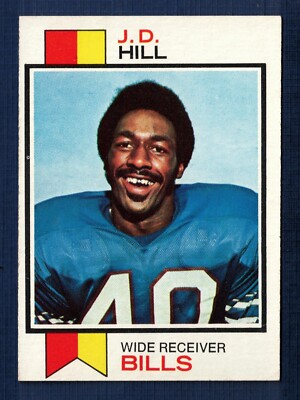 1973 Topps J.D. Hill #69 Buffalo Bills NM