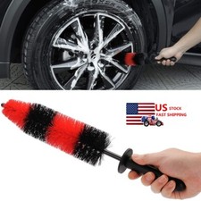 18 Long Wheel Brush For Car Wheel Rim Detailing Brush Car Barrel Tire Brush Us