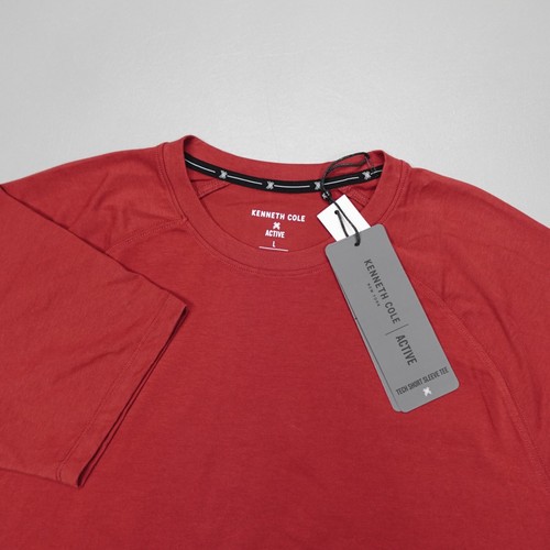 Camisa Kenneth Cole Active Tech Para Hombre S/S Elastizada Transpirable Algodón Suave UPF 50+ - Imagen 31 de 45