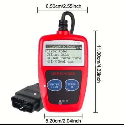 OBD Code Reader OBD2 Scanner Car Check Engine Fault Diagnostic Tool